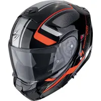 Scorpion EXO-930 Evo Ardens Noir Purple Argenté Casque Modulable Taille L
