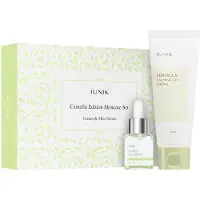 IUnik , Coffret de Soins Édition Centella, Crème et Mini Sérum, Coffret de 2 Pièces