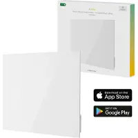 Hombli Smart Infrared Panel Heater - 400W verre blanc