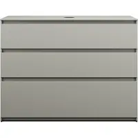 Burgbad Lin20 meuble sous-lavabo avec plan de toilette, 3 tiroirs, 1202x552x900mm, WXOE120F5352