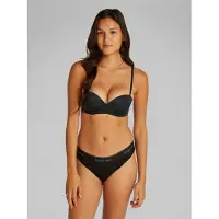 Calvin Klein Lv00qf8252 Push Up Bra Noir 70 / E Femme