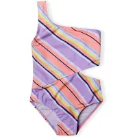 MINOTI Maillot de bain jaune / violet clair / saumon / noir