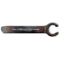Brooks Clé de tension selle en cuir - ENGLAND - Tous modèles (écrou tension) - Acier chromé - 29 g - Gris
