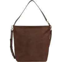 Marc O'Polo sac à épaule sac à épaule bandoulière Dunja Hobo Bag Dark Brown marron foncé