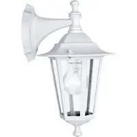 Eglo Laterna 5 Applique M Blanc 1 Point lumineux