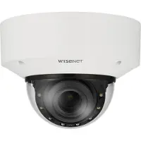 Hanwha Caméra dôme IR AI 4MP (2592 x 1520 pixels), Caméra réseau, Blanc