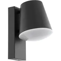 Eglo Applique murale d'extérieur Caldiero anthracite, blanc
