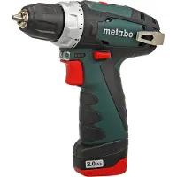 Metabo PowerMaxx BS Perceuse-visseuse sans fil 34 Nm 12V + 1x Batterie 2,0 Ah + Chargeur + Sac (600079500)