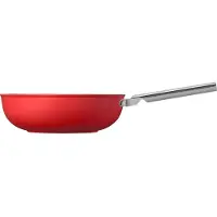 Smeg Wok 30 cm Rouge