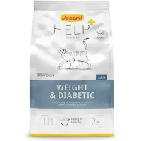 Josera Help+ Aliment diététique pour chat adulte - Perte de poids et diabètes 2 kg Aliment