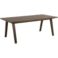 Ebuy24 A-Line table de salle à manger 95x200cm gris.