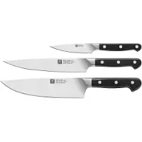 Zwilling 38430-007 Messerset 1x Spick- und Garniermesser (10,0 cm), 1x Kochmesser (20,0 cm), 1x Fleischmesser (20,0 cm)