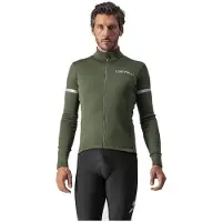 Castelli Maillot à manches longues Fondo 2 FZ Vert, Taille S