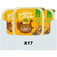Edgard & Cooper Bio Adult - Dinde - 17 x 100 g