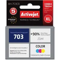ActiveJet Encre AH-703CR (remplacement de HP 703 CD888AE ; Premium ; 21 ml ; couleur)