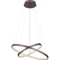 Globo Lampe à suspendre métal café mat, LED
