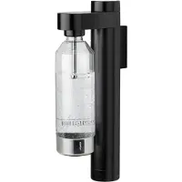 Stelton Brus à gazéifier l'eau avec support mural, acier inoxydable, plastique, Black, 2102-1
