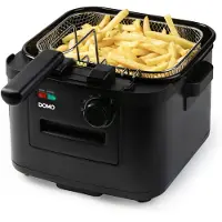Domo Friteuse 4l 2000w noir - - DO545FR -