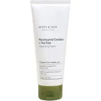 MARY & MAY Houttuynia Cordata + Tea Tree Cleansing Foam mousse nettoyante en profondeur pour apaiser la peau 150 ml