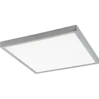 Eglo Plafonnier LED Fueva 1 40 x 40cm 3000K couleur argent 97265