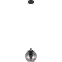 Eglo Suspension Ariscani 1 flamme verre fumé rond