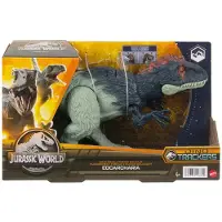 Mattel Jurassic World Toys Dominion Wild Roar Eocarcharia Dinosaur Action Figure Jouet avec Sound & Attack Action Plus Application tlchargeable