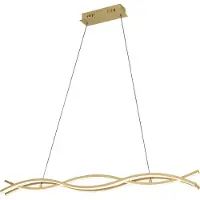 Eglo Suspension LED en forme de bois Lasana 4 90 cm