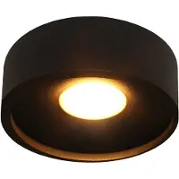 Artdelight Plafonnier noir Orlando Ø 14 cm