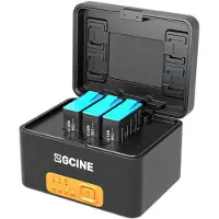 ZGCINE Étui de chargement de la batterie GoPro + 3x la batterie 901