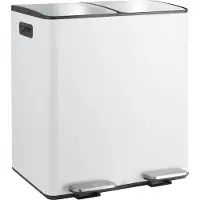 Spirella Poubelle , système de tri des déchets, avec couvercle, 40 litres (2 x 20 litres)