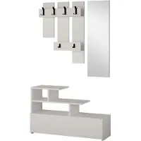 Homitis Woody Fashion vestiaire | 100% Melamine Coated | White