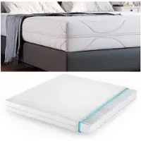 VitaliSpa Matelas en mousse froide Blanc 160x200cm 20 cm de hauteur, Model 12581