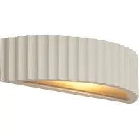 QAZQA Applique murale scandinave blanche organique - Plaster