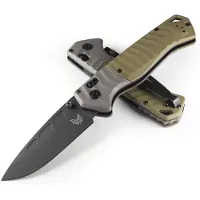Benchmade Couteau pliant PSK Magnacut Cobal Cerakote, od green G10