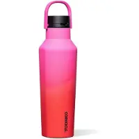 Corkcicle Bouteille Isotherme Corkcicle Sport Cantine Rose Ombré 590 ml