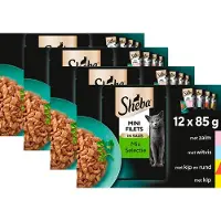 Sheba Bouchées Viande Poisson 6x85g (X4)