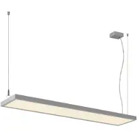 SLV 1007470 WORKLIGHT PRO 120, Lampe LED suspendue, 120cm, 4000K, DALI, Touch, grise (120 lm)