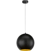 FISCHER&HONSEL GMBH Lampe suspendue sphère Mylon Ø 30cm noir