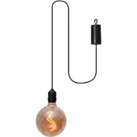 Eglo 900211 VIGNANELLO LED Suspension d'extérieur 0,06W Ø125mm Noir Ambre Blanc Chaud IP44