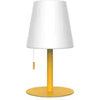 Xanlite - Lampe À Poser Cône Jaune Rechargeable En Métal Led Ip44, 400 Lumens, Cct Et Dimmable, Hauteur Ajustable - Lp16cjrcct