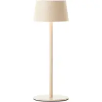 Brilliant Lampe de table à intensité variable LED Beige Batterie Lampe de table à intensité variable Lampe de table sans fil Chambre à coucher Bar Restaurant