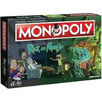 Winning Moves Monopoly Rick and Morty Edition jeu de société jeu allemand