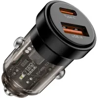 TechProtection Cc03 2-Port Car Charger Pd45W/Qc3.0 Black