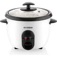 Hyundai Cuiseur à riz HYURC100 I 365W I 800g de riz I Préparation entièrement automatique I Anti-adhésif I Fonction Keep Warm I Verrouillage de sécurité