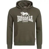 Lonsdale Fremington Hoodie Vert M Homme