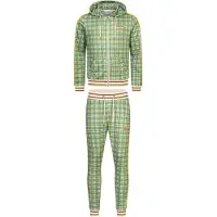 Lonsdale Survêtement 'Littlestone' jaune / vert / blanc