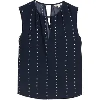 Tom Tailor 1046210 Sleeveless Blouse Bleu 38 Femme