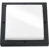 SG Applique murale LED Bassi sw IP65 614187 10W 580lm 3000K dim IK10 240x240mm (580 lm, IP65)