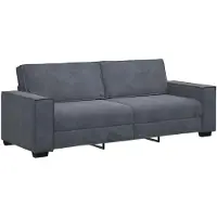 vidaXL Canapé 3 places gris foncé 220x78x84 cm Velours