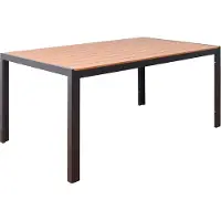 HOME DELUXE Ensemble de jardin CANTOS SEDIA 150 x 90 cm | Meubles de jardin, meubles de salon, table en aluminium, table de balcon